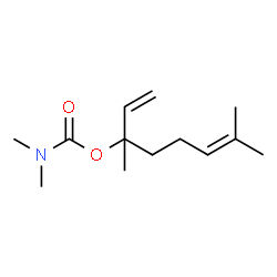 ChemSpider 2D Image | 3,7-Dimethylocta-1,6-dien-3-yl dimethylcarbamate | C13H23NO2