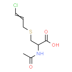 ChemSpider 2D Image | N-Acetyl-S-(3-chloro-2-propen-1-yl)cysteine | C8H12ClNO3S
