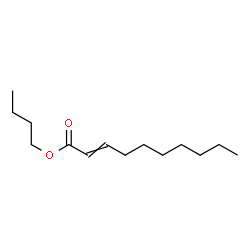 ChemSpider 2D Image | Butyl dec-2-enoate | C14H26O2