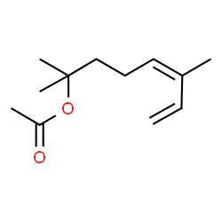 ChemSpider 2D Image | (5Z)-2,6-Dimethyl-5,7-octadien-2-yl acetate | C12H20O2