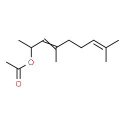 ChemSpider 2D Image | 4,8-Dimethyl-3,7-nonadien-2-yl acetate | C13H22O2