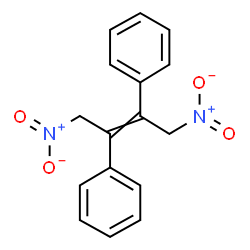 ChemSpider 2D Image | 1,1'-(1,4-Dinitro-2-butene-2,3-diyl)dibenzene | C16H14N2O4