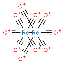 ChemSpider 2D Image | Decacarbonyldirhenium(10+)(Re-Re) | C10O10Re2
