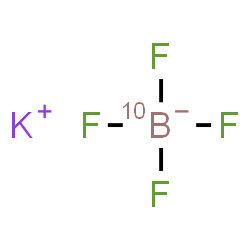 ChemSpider 2D Image | Potassium (~10~B)tetrafluoroborate | 10BF4K