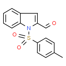 ChemSpider 2D Image | 1-[(4-Methylphenyl)sulfonyl]-1H-indole-2-carbaldehyde | C16H13NO3S