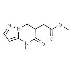 ChemSpider 2D Image | Methyl (5-oxo-4,5,6,7-tetrahydropyrazolo[1,5-a]pyrimidin-6-yl)acetate | C9H11N3O3