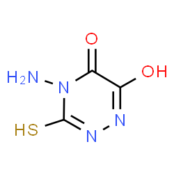 ChemSpider 2D Image | 4-Amino-3-thioxo-1,2,4-triazinane-5,6-dione | C3H4N4O2S