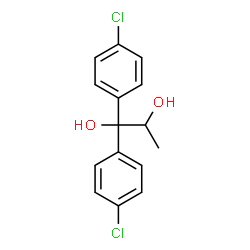 ChemSpider 2D Image | 1,1-Bis(4-chlorophenyl)-1,2-propanediol | C15H14Cl2O2
