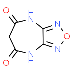 ChemSpider 2D Image | 1H-[1,2,5]Oxadiazolo[3,4-b][1,4]diazepine-5,7(3H,6H)-dione | C5H4N4O3