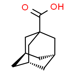 ChemSpider 2D Image | (3s,5s,7s)-1-Adamantanecarboxylic acid | C11H16O2