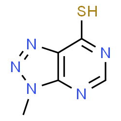 ChemSpider 2D Image | 3-Methyl-3H-[1,2,3]triazolo[4,5-d]pyrimidine-7-thiol | C5H5N5S