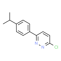 ChemSpider 2D Image | 3-Chloro-6-(4-isopropylphenyl)pyridazine | C13H13ClN2