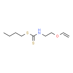 ChemSpider 2D Image | Butyl [2-(vinyloxy)ethyl]carbamodithioate | C9H17NOS2