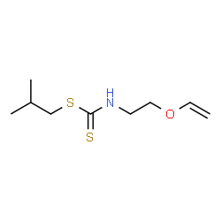 ChemSpider 2D Image | Isobutyl [2-(vinyloxy)ethyl]carbamodithioate | C9H17NOS2