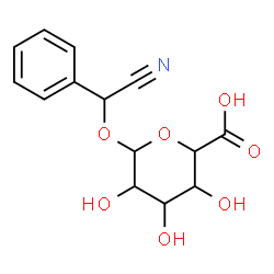 ChemSpider 2D Image | Cyano(phenyl)methyl hexopyranosiduronic acid | C14H15NO7