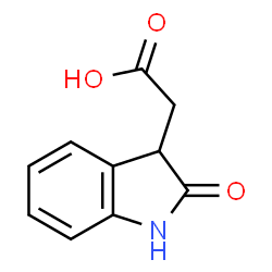 ChemSpider 2D Image | Oxindole-3-acetic acid | C10H9NO3