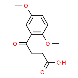 ChemSpider 2D Image | 3-(2',5'-Dimethoxybenzoyl)propionic acid | C12H14O5