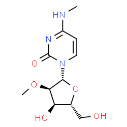 ChemSpider 2D Image | N-Methyl-2'-O-methylcytidine | C11H17N3O5