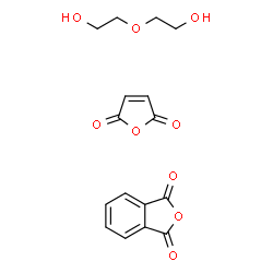 ChemSpider 2D Image | furan-2,5-dione; 2-(2-hydroxyethoxy)ethanol; isobenzofuran-1,3-dione | C16H16O9