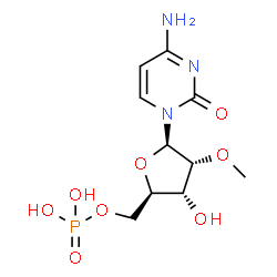 ChemSpider 2D Image | 2'-O-methylcytidine 5'-monophosphate | C10H16N3O8P