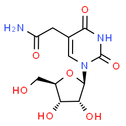 ChemSpider 2D Image | 5-carbamoylmethyluridine | C11H15N3O7