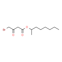 ChemSpider 2D Image | 2-Octanyl 4-bromo-3-oxobutanoate | C12H21BrO3
