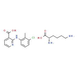ChemSpider 2D Image | CLONIXIN LYSINE | C19H25ClN4O4