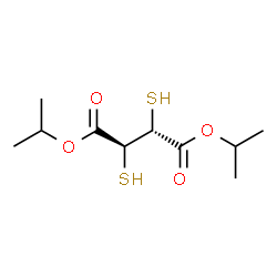 ChemSpider 2D Image | Diisopropyl (2R,3S)-2,3-disulfanylsuccinate | C10H18O4S2