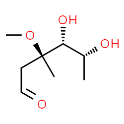 ChemSpider 2D Image | 2,6-Dideoxy-3-C-methyl-3-O-methyl-ribo-hexose | C8H16O4