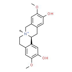 ChemSpider 2D Image | (-)-Phellodendrine | C20H24NO4
