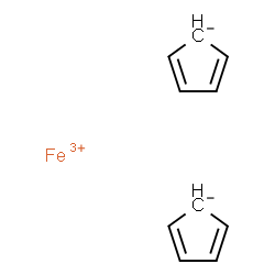 ChemSpider 2D Image | Ferrocenium | C10H10Fe