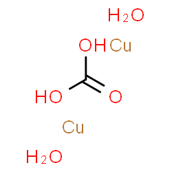 ChemSpider 2D Image | Carbonic acid - copper hydrate (1:2:2) | CH6Cu2O5