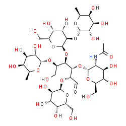 ChemSpider 2D Image | Lacto-N-difucohexaose | C38H65NO29