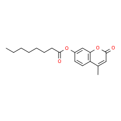 ChemSpider 2D Image | 4-Methylumbelliferyl caprylate | C18H22O4