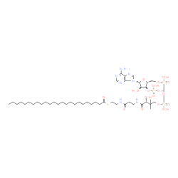 ChemSpider 2D Image | Lignoceroyl-coa | C45H82N7O17P3S