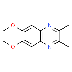 ChemSpider 2D Image | 6,7-Dimethoxy-2,3-dimethylquinoxaline | C12H14N2O2
