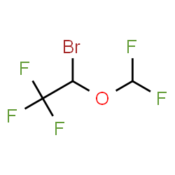 ChemSpider 2D Image | 1-Bromo-2,2,2-trifluoroethyl difluoromethyl ether | C3H2BrF5O