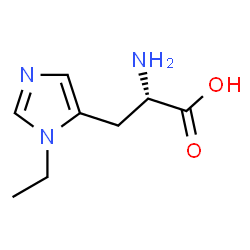 ChemSpider 2D Image | 3-Ethyl-L-histidine | C8H13N3O2