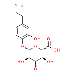 ChemSpider 2D Image | Dopamine glucuronide | C14H19NO8