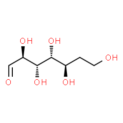 ChemSpider 2D Image | (2S,3S,4R,5R)-2,3,4,5,7-Pentahydroxyheptanal | C7H14O6