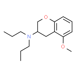 ChemSpider 2D Image | 5-Methoxy-3-(dipropylamino)chroman | C16H25NO2
