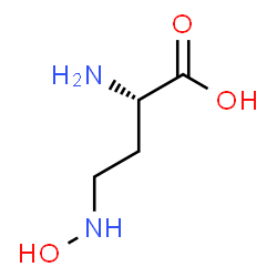 ChemSpider 2D Image | (2S)-2-Amino-4-(hydroxyamino)butanoic acid | C4H10N2O3