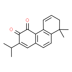 ChemSpider 2D Image | 2-Isopropyl-8,8-dimethyl-7,8-dihydro-3,4-phenanthrenedione | C19H20O2