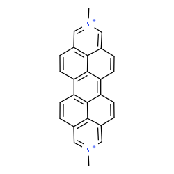 ChemSpider 2D Image | 2,9-Dimethylisoquinolino[4',5',6':6,5,10]anthra[2,1,9-def]isoquinolinediium | C26H18N2