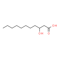 ChemSpider 2D Image | 3-Hydroxyundecanoic acid | C11H22O3