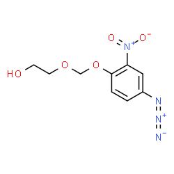 ChemSpider 2D Image | 2-[(4-Azido-2-nitrophenoxy)methoxy]ethanol | C9H11N4O5
