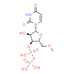 ChemSpider 2D Image | 5'-O-Methyluridine 3'-(trihydrogen diphosphate) | C10H16N2O12P2