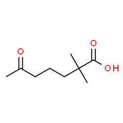 ChemSpider 2D Image | 2,2-Dimethyl-6-oxoheptanoic acid | C9H16O3