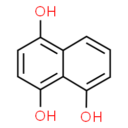 ChemSpider 2D Image | 1,4,5-Naphthalenetriol | C10H8O3