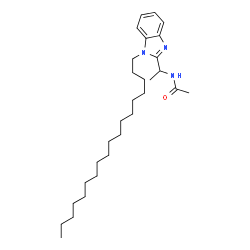 ChemSpider 2D Image | N-[1-(1-Octadecyl-1H-benzimidazol-2-yl)ethyl]acetamide | C29H49N3O